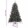 vidaXL Albero di Natale artificiale con 300 LED Verde 180 cm