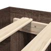 vidaXL Giroletto Testiera Rovere Marrone 100x200 cm Legno Multistrato