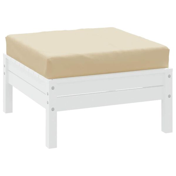 vidaXL Cuscino per Pallet Beige 60x60x8 cm in Tessuto Oxford