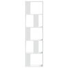 vidaXL Libreria 5 Ripiani Bianca 45x23,5x162,5cm Legno Multistrato