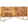 vidaXL Credenza 118x30x60 cm in Legno Massello di Acacia