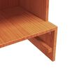 vidaXL Scarpiera Marrone Cera 52x30x104 cm Legno Massello di Pino