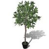 vidaXL Albero di Alloro Artificiale con Vaso 120 cm