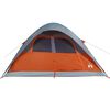 vidaXL Tenda Familiare a Cupola 6 Persone Arancione Impermeabile