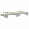 vidaXL Divano Letto con Letto Estraibile Grigio Chiaro 80x200 Velluto