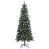 vidaXL Albero di Natale artificiale con 300 LED Verde 210 cm