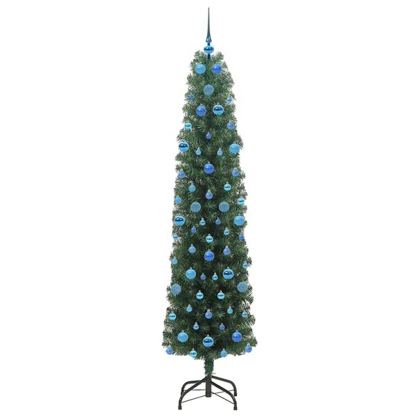 vidaXL Albero di Natale artificiale con 300 LED Verde 210 cm