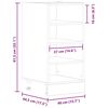 vidaXL Armadio Inferiore &ldquo;Riga&rdquo; Rovere Sonoma 40x44,5x81,5 cm