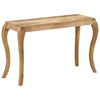 vidaXL Tavolo Consolle in Legno Massello di Mango 118x38x76 cm