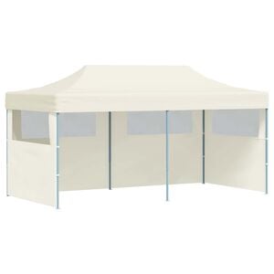vidaXL Tenda Party 291 x 580 x 315 cm Crema Tessuto Oxford