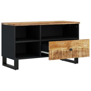 vidaXL Mobile TV 80x33x46cm Legno Massello Mango e Legno Multistrato