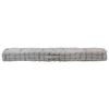 vidaXL Cuscino per Pallet e Pavimento in Cotone 120x40x7 cm Grigio