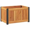 vidaXL Fioriera da Giardino 45x30x27,5 cm in Legno Massello di Acacia