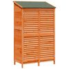vidaXL Capanno da Giardino Marrone 106 x 56 x 176,5 cm