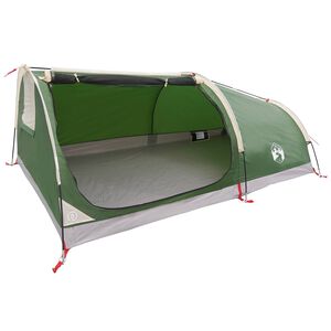 vidaXL Tenda da Trekking Impermeabile 1 persona 1-Persone Verde