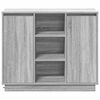 vidaXL Madia LED Grigio Sonoma 90 x 32 x 75 cm Legno multistrato