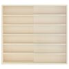 vidaXL Vetrina a muro Beige 60 x 8,5 x 54 cm Legno compensato