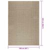 vidaXL Tappeto ZIZUR Beige 160x230 cm Aspetto Iuta Interni ed Esterni