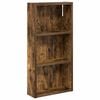 vidaXL Armadio da bagno a muro Quercia Affumicata 30 x 10 x 60,5 cm