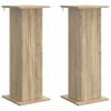 vidaXL Supporto per piante 2 pz Rovere Sonoma 30,5 x 30 x 80,5 cm