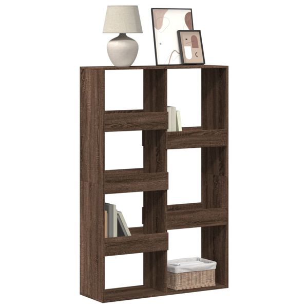 vidaXL Libreria Rovere Marrone 100x33x155,5 cm in Legno Multistrato