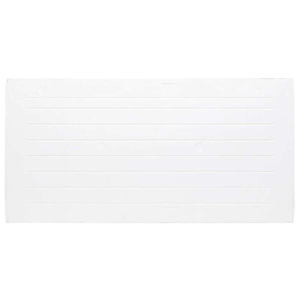 vidaXL Pannelli Murali 3D 10 pz Rosso e Bianco 100x50 cm EPS