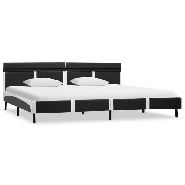 vidaXL Giroletto con LED Grigio in Similpelle 180x200 cm