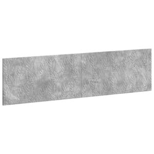 vidaXL Testiera da Muro DELFT Grigio Cemento Legno ingegnerizzato
