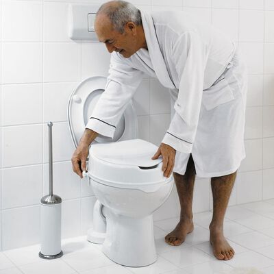 RIDDER Tavoletta per WC con Coperchio Bianco 150 kg A0071001