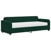 vidaXL Divano Letto con Materasso Verde Scuro 80x200 cm in Velluto