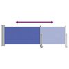 vidaXL Tenda Laterale Retrattile per Patio 80x300 cm Blu