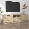 vidaXL Mobile TV Rovere Sonoma 140x35x40 cm Legno ingegnerizzato