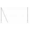 vidaXL Palo della recinzione Argento 10 x 1,2 m (rete da 50 mm)