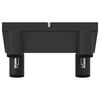 vidaXL Faretto da soffitto Nero 26.5 x 26 x 11.5 cm Acciaio