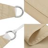 vidaXL Vela Parasole in Tela Oxford Quadrata 2x2 m Beige