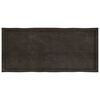 vidaXL Piano Tavolo Marrone Scuro 140x60x(2-6)cm Rovere Non Trattato