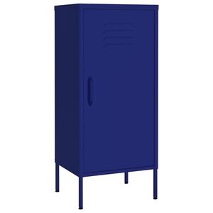 vidaXL Armadietto Blu Marino 42,5x35x101,5 cm in Acciaio