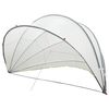 vidaXL Dome Piscina Grigio e arancione 546 x 516 x 250 cm