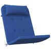 vidaXL Cuscino per Sedia 2 pcs Blu 58 x 77 x 4.5 cm Tessuto Oxford
