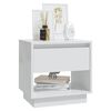 vidaXL Comodino Bianco Lucido 45x34x44 cm in Truciolato