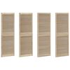 vidaXL Porta per Armadio con porta 4 pcs Naturale 170 x 2,1 x 59,5 cm