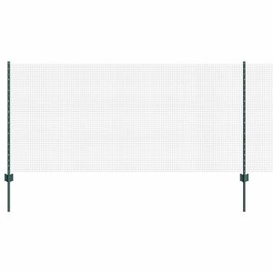 vidaXL Recinzione in rete saldata con pali 100 x 1 m Verde Rete