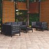 vidaXL Set Salotto da Giardino con Cuscini 8 pz Legno Massello di Pino