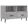 vidaXL Mobile Porta TV Grigio Sonoma 80x36x50 cm in Legno Multistrato
