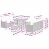 vidaXL Set Divano da Giardino 9 pcs Grigio polyrattan