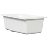 vidaXL Lavello da cucina Bianco 21 x 44 x 14 cm Granito