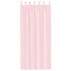 vidaXL Tende in Voile con Passanti 2 pz Rosa Chiaro 140x225 cm