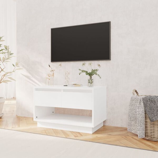 vidaXL Mobile TV Bianco 70x41x44 cm in Truciolato