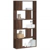 vidaXL Libreria 5 Ripiani Rovere Marrone 80,5x23,5x162,5cm Multistrato