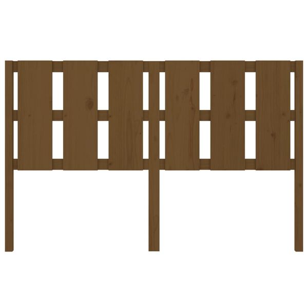 vidaXL Testiera per Letto ambra 155,5x4x100 cm Legno Massello di Pino